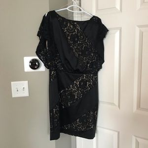 New, size 12, black lace cocktail dress